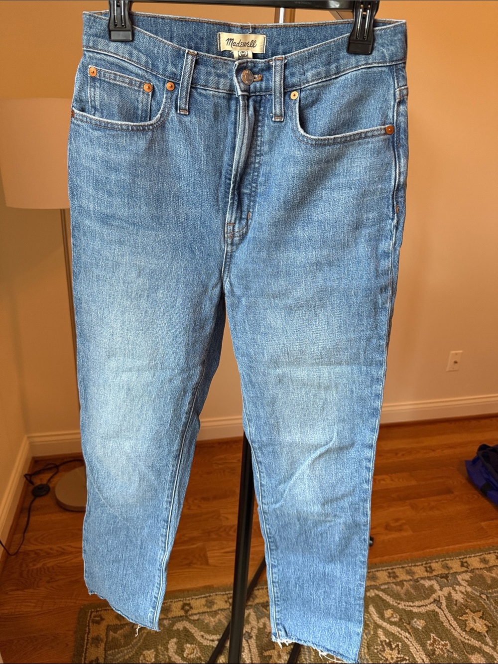 Madewell Women’s Light Blue Straight Leg Jeans